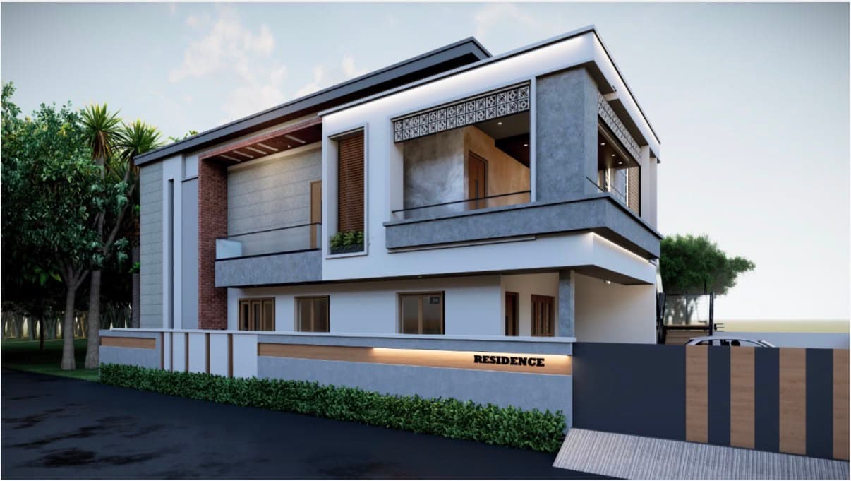 G+1 Modern Contemporary Home